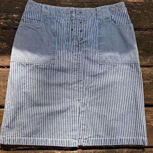 Faded-glory Women's Blue and Grey Skirt